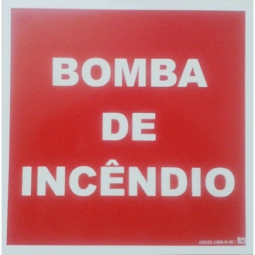 010299 AD - Bomba De Incêndio
