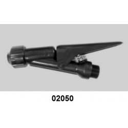 02050 - Pistola preta, confeccionada em ABS, para ser utilizada nos extintores de carreta P 20, pressão direta e indireta