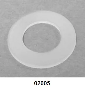 Arruela de 44 mm para tampa, confeccionada em polietileno