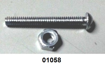 01058 - Parafuso com porca para gatilho de válvula P1/P2-0