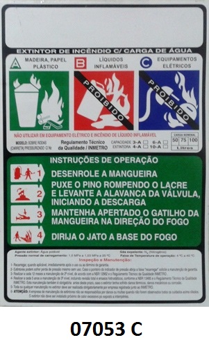 07053 C - Carreta AP - Rótulo carreta água pressurizada 50/75/100 Lt-0